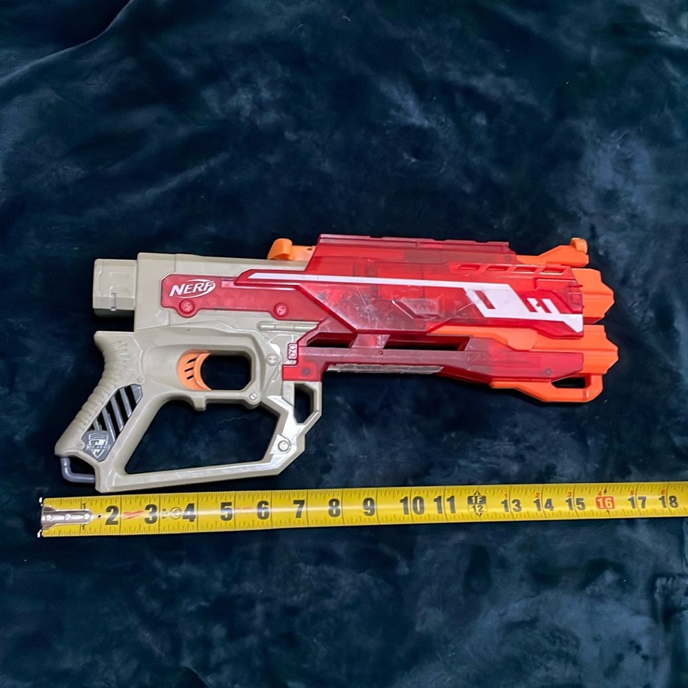 Nerf Zombie strike Blazefire Red and Orange Blaster Toy